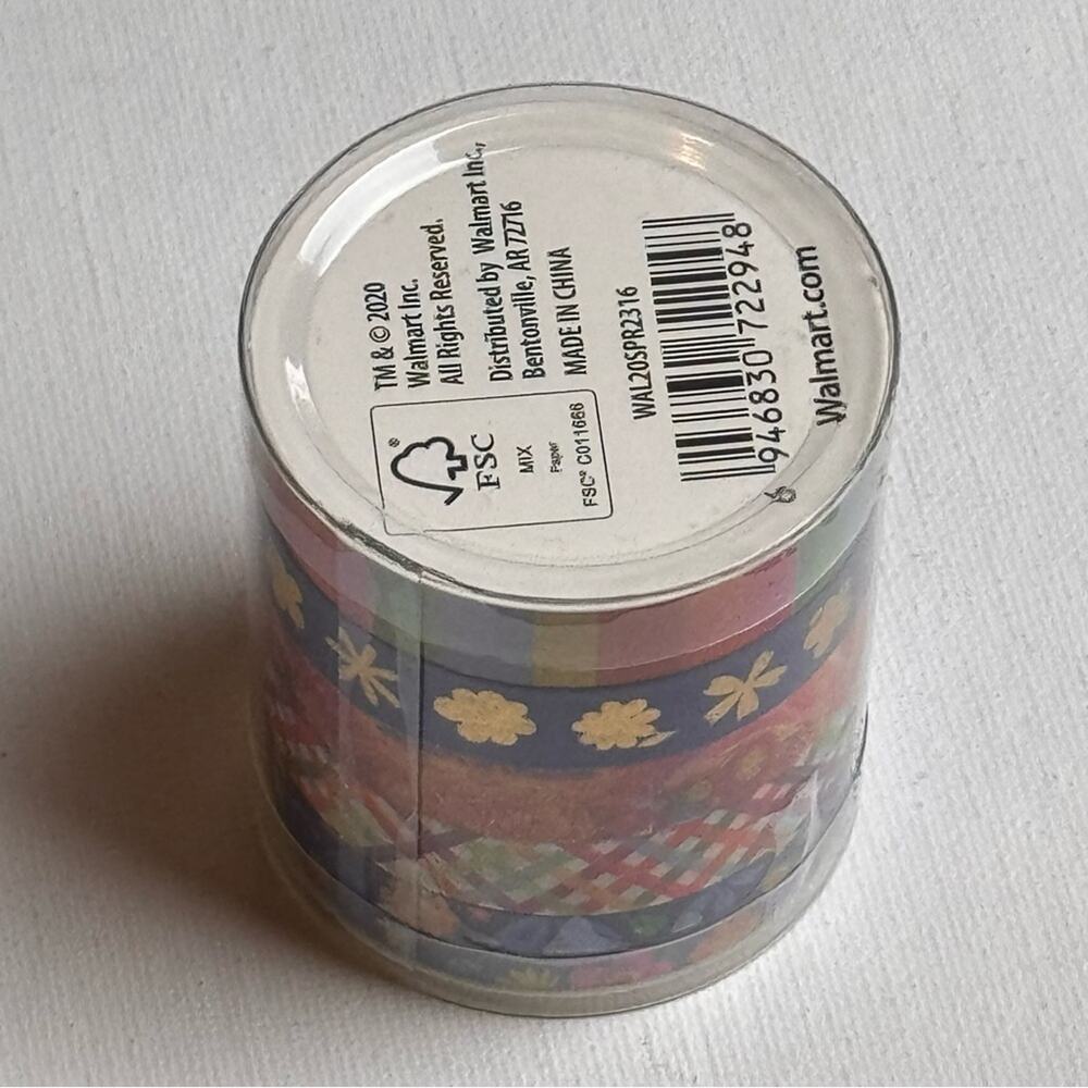 Pen & Gear Washi Five Pack Tape Journal Planner Stationary Craft Accessories
